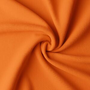 Hotový záves na krúžkoch so zirkónmi 140x250 cm oranžový