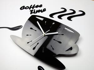 Moderné nástenné hodiny Cup Clock (nalepovacie hodiny na stenu)