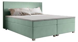 Manželská posteľ Boxspring 180 cm Simon Comfort (mätová) (s matracom, bez úložného priestoru). Vlastná spoľahlivá doprava až k Vám domov. 1056334