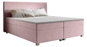 Manželská posteľ Boxspring 140 cm Simon Comfort (ružová) (s matracom, bez úložného priestoru). Vlastná spoľahlivá doprava až k Vám domov. 1056317