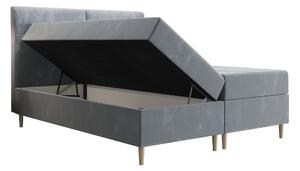 Manželská posteľ Boxspring 140 cm Saruta (olivová) (s matracom a úložným priestorom). Vlastná spoľahlivá doprava až k Vám domov. 1047355