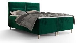 Manželská posteľ Boxspring 180 cm Saruta (olivová) (s matracom a úložným priestorom). Vlastná spoľahlivá doprava až k Vám domov. 1047385