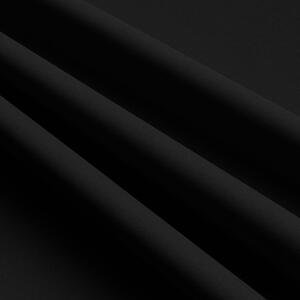 Hotový záves na riasiacej páske so zirkónmi 140x250 cm čierny