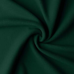 Dekorstudio Jednofarebný záves - Tmavo zelený Uchytenie závesu: Dekoračné kolieska