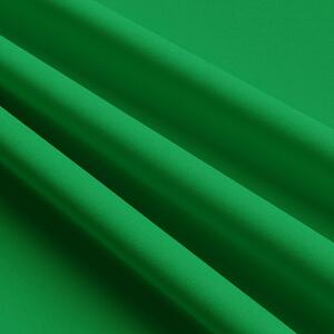 Hotový záves na riasiacej páske so zirkónmi 140x250 cm zelený