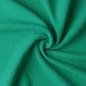 Dekorstudio Jednofarebný záves - Smaragdovozelený Uchytenie závesu: Riasiaca páska 1
