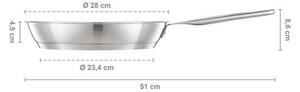 All Steel pure Panvica na vyprážanie 28 cm Fiskars 1065628