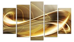Wallity Viacdielny obraz GOLDEN FEVER 62 110 x 60 cm