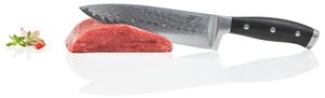 Ernesto® Kuchynský nôž/Nôž na zeleninu z damascénskej ocele (kuchynský nôž s nitovanou rukoväťou) (100357369)