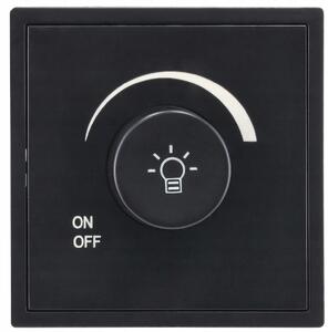 BERGE Stmievač pod omietku pre LED žiarovky 500W - 230V - čierny
