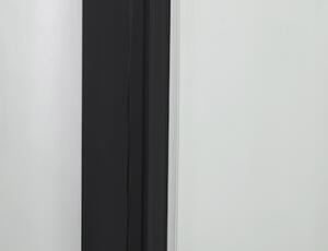 Hagser Ava sprchové dvere 100 cm posuvné čierna matná/priehľadné sklo HGR13000021