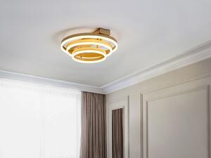 Stropná lampa Zlaté hliníkové PS integrované LED svetlá Okrúhleho tvaru Dekoratívne moderné Glamour osvetlenie