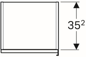 Geberit Citterio skrinka 40x37.1x160 cm závesné bočné sivá 500.554.JI.1