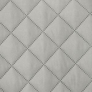 Prehoz na posteľ Alara3 s geometrickým vzorom, šedý