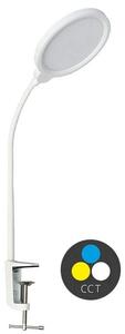 LED stmievateľná stolová lampa , nastaviteľná farba svetla, 500lm, 10W, biela (LU13A-BI)