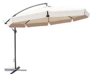 Bestent Záhradný skladací krémový slnečník 350cm
