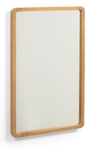 Nástenné zrkadlo s dreveným rámom 45x70 cm Shamel – Kave Home