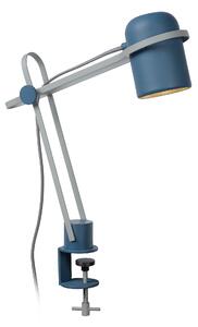 Stolná lampa BASTIN Clamp 1/E14 Blue