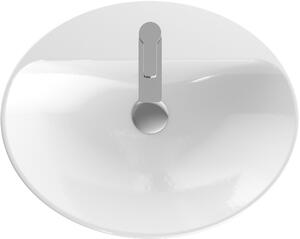 Geberit Variform umývadlo 60x48 cm oválny vstavané umývadlo biela 500.725.01.2