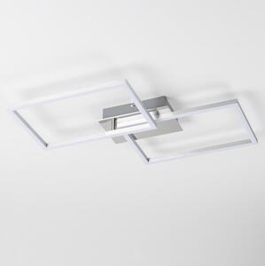 LED stropné svietidlo LED/17W/230V matný chróm