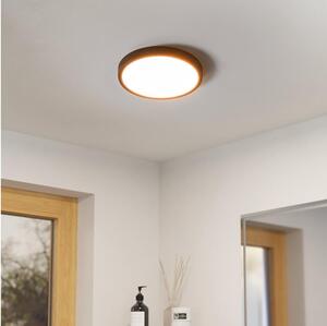 Eglo 901326-LED Kúpeľňové stropné svietidlo FUEVA LED/14,2W/230V pr.27,8cm IP44 čierna