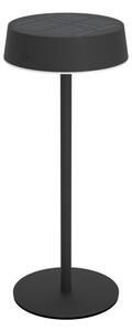 Eglo 75876-LED Solárne nabíjateľná stmievateľná stolová lampa SIMERI LED/3W/5V 1800mAh IP44 čierna