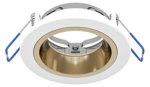 Eglo 902299-LED RGBW stmievateľné dymové podhľadové svietidlo YEBRA-Z LED/4,8W/230V IP44 biela/zlatá