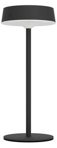 Eglo 75876-LED Solárne nabíjateľná stmievateľná stolová lampa SIMERI LED/3W/5V 1800mAh IP44 čierna