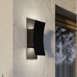 Eglo 902021 - LED Vonkajšie nástenné svietidlo VERDOLINO 2xLED/4W/230V IP44 čierna