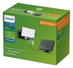 Philips - LED solárny nástenný reflektor so senzorom FYNS LED/8,2W/3,7V 2600 mAh IP44