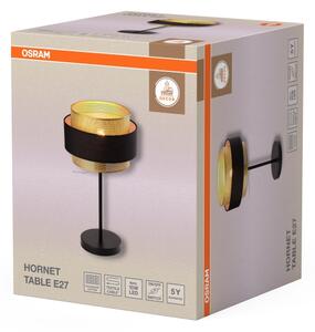 Osram - Stolová lampa DECOR HORNET 1xE27/10W/230V čierna/zlatá