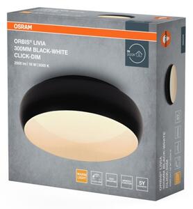 Osram - Stmievateľné LED stropné svietidlo ORBIS LIVIA LED/16W/230V pr. 30 cm čierna/biela
