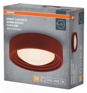 Osram - LED stmievateľné stropné svietidlo ORBIS CONCRETE LED/13W/230V pr.30cm hnedé/betón