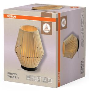 Osram - Stolná lampa DECOR STRIPES 1xE14/5W/230V béžová