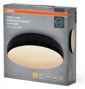 Osram - LED stmievateľné stropné svietidlo ORBIS LIVIA LED/36W/230V pr. 52 cm čierna/biela