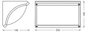 Osram - Vonkajšie nástenné svietidlo ENDURA CLASSIC 1xE27/40W/230V IP54 antracit