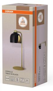 Osram - Stolná lampa DECOR COROLLE 1xG9/20W/230V čierna/zlatá