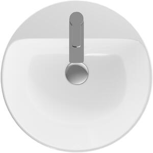 Geberit Variform umývadlo 48x48 cm okrúhly vstavané umývadlo biela 500.705.01.2