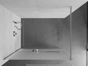 Mexen Kioto+, sprchová zástena s poličkou a držiakom na uteráky 70 x 200 cm, 8mm námraza sklo, chrómový profil, 800-070-121-01-30