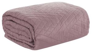 Jednofarebný prehoz na posteľ Boni1 pudrovo ružový