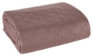 Jednofarebný prehoz na posteľ Boni3 pudrovo ružový