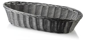 Mondex Oválny kôš SINO 30x16,5x7 cm svetlosivý