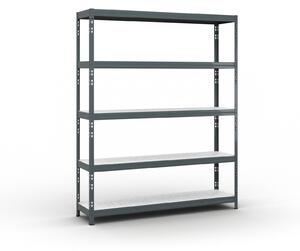 Policový regál 1966x1600x400 mm, nosnosť 350kg