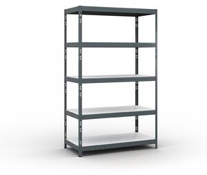 Policový regál 1966x1200x600 mm, nosnosť 280kg