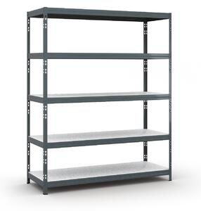 Policový regál 1966x1600x600 mm, nosnosť 350kg