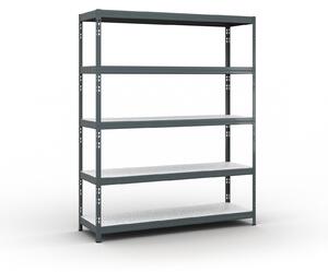 Policový regál 1966x1600x500 mm, nosnosť 350kg