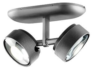 Stropné Lampa LIGHT-POINT, Cosmo C2, stmievateľné, Sivá, Obývacia izba, Hliník, Dizajnový
