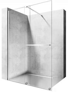 Rea Cortis stena sprchového kúta walk -in 120 cm chróm lesklý/sklo priehľadné REA-K7211