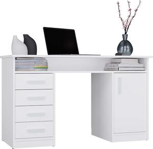 TP Living Písací stôl ADA 125 cm biely