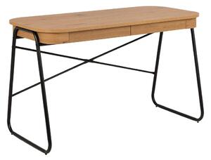 Actona Písací stôl Blueton 120 cm dub divoký/čierny